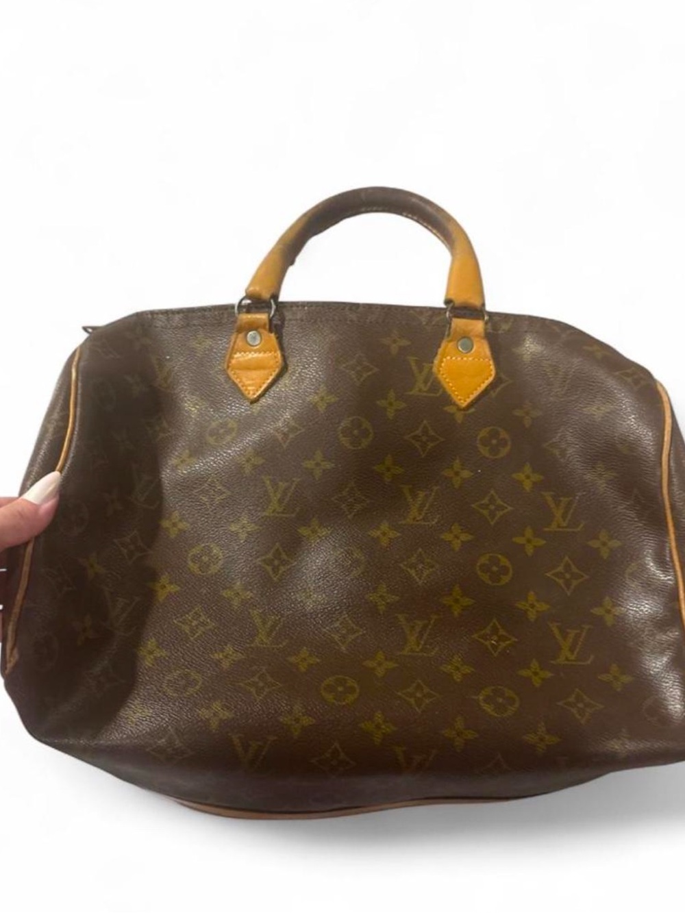 RARE ARCHIVAL 1970s Louis Vuitton x The French Company Speedy 30 Louis Vuitton